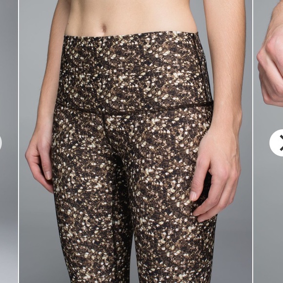 lululemon athletica Pants - Lululemon Hi-Rise Shine Tight Shimmy Shimmer Multi